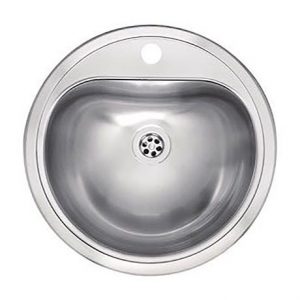 Reginox Atlantis 1.0 Bowl 1TH Stainless Steel Inset/Undermount Kitchen Sink (No Overflow)