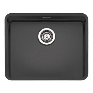 Reginox Ohio 50x40 1.0 Bowl Stainless Steel Kitchen Sink - Black