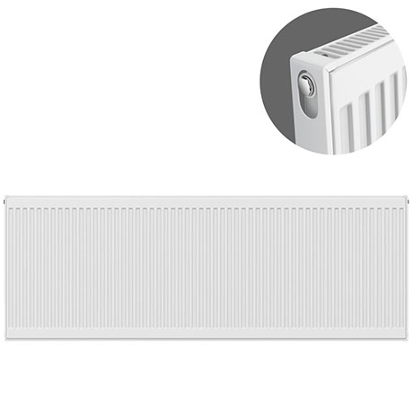 Type 11 H400 x W1200mm Compact Single Convector Radiator - S412K